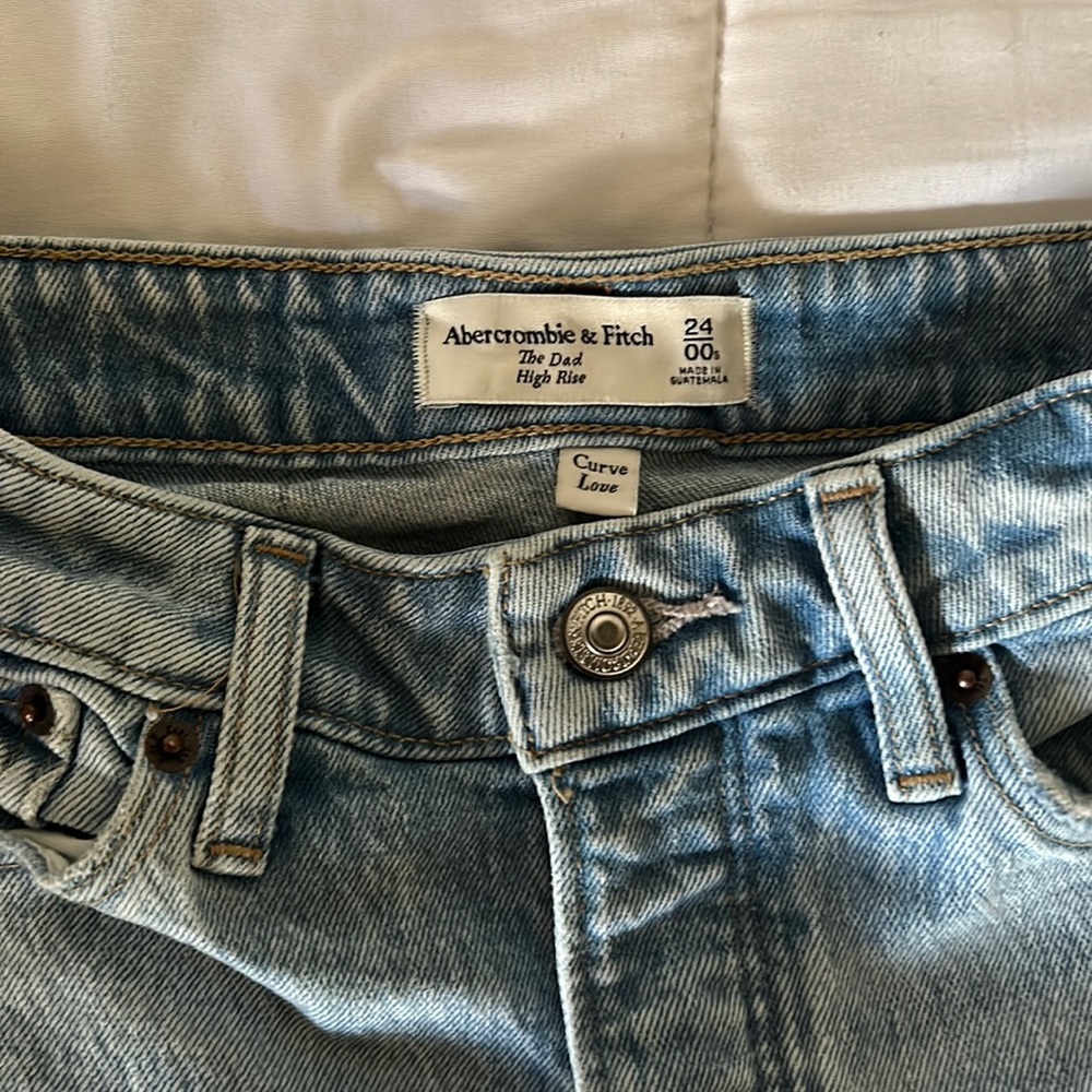 Abercrombie & Fitch Curve Love Dad Jeans